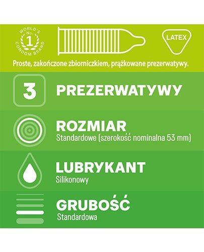 Durex Arouser prezerwatywy 3 sztuki