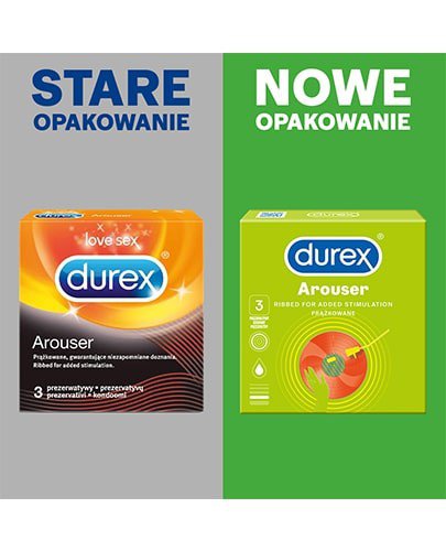 Durex Arouser prezerwatywy 3 sztuki