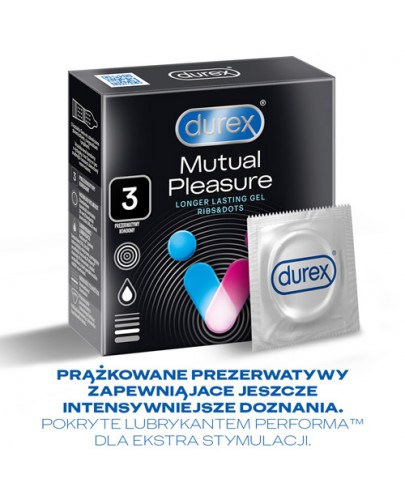 Durex Mutual Pleasure prezerwatywy 3 sztuki