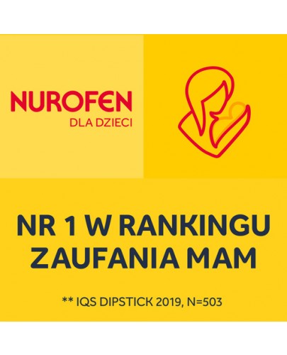 Nurofen 125mg dla dzieci 10 czopków