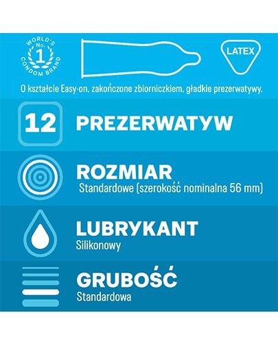 Durex Classic prezerwatywy 12 sztuk