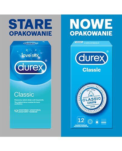 Durex Classic prezerwatywy 12 sztuk