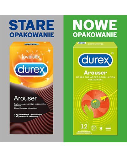 Durex Arouser prezerwatywy 12 sztuk