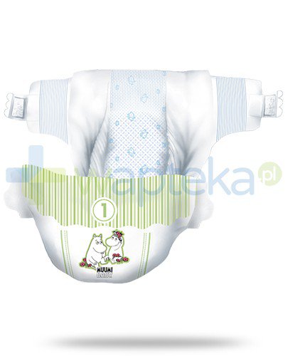 Muumi Baby 1, Newborn 2-5kg, jednorazowe pieluszki dla dzieci, 25 sztuk