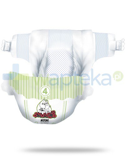 Muumi Baby 4 Diapers 7-14kg jednorazowe pieluszki dla dzieci 46 sztuk