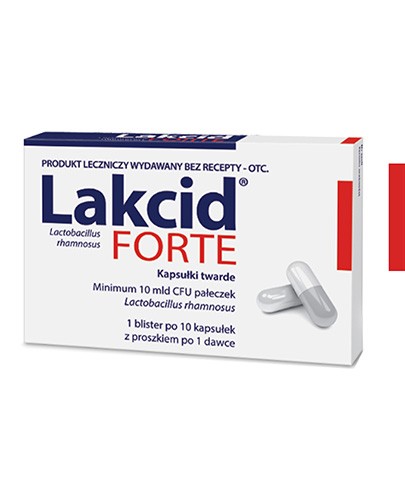 Lakcid Forte 10 kapsułek