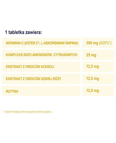 Naturell Ester-C Plus 50 tabletek