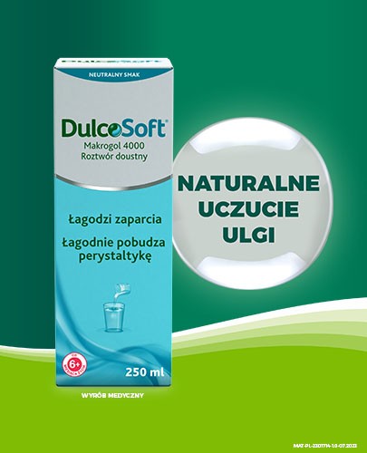 DulcoSoft  Markrogol 4000 smak neutralny roztwór 250 ml