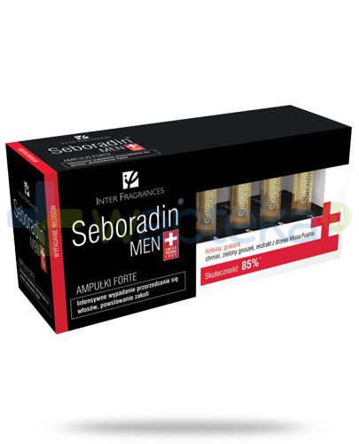 Seboradin Men szampon 200 ml + szampon-żel 2w1 200 ml + ampułki 14x 5,5 ml [ZESTAW]