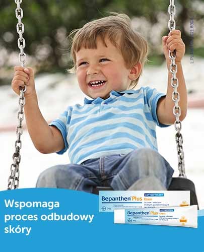 Bepanthen Plus (50 mg + 5 mg)/ g krem antyseptyczny na leczenie drobnych ran 30 g
