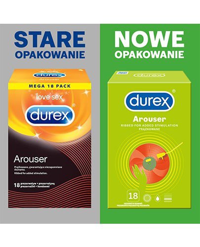 Durex Arouser prezerwatywy 18 sztuk [DOSTAWA 0ZŁ]
