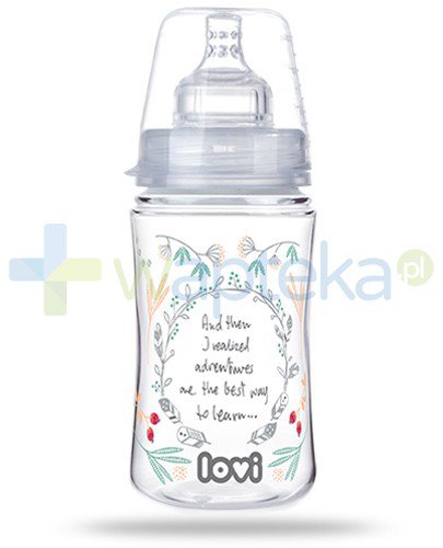 Lovi Trends Indian Summer butelka dla dzieci 3m+ 240 ml z dynamicznym smoczkiem Anti-Colic [21/580]