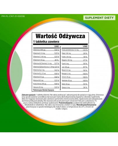 Centrum AZ Multiefekt witaminy i minerały 30 tabletek [Nowa formuła]