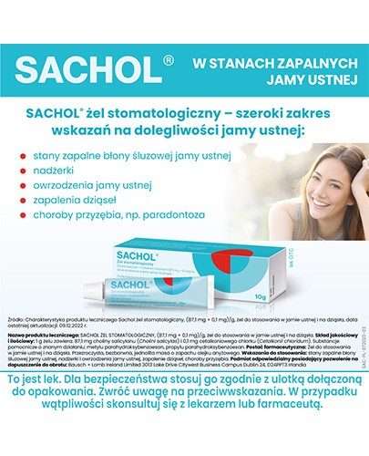 Sachol żel stomatologiczny 10 g