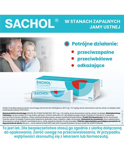 Sachol żel stomatologiczny 10 g