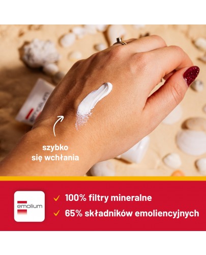 Emolium SunCare SPF50+ mineralny krem ochronny 50 ml