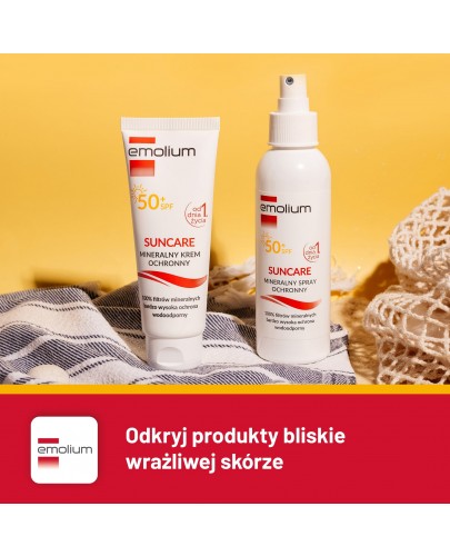 Emolium SunCare SPF50+ mineralny krem ochronny 50 ml