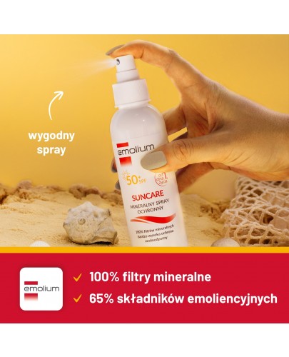 Emolium SunCare SPF50+ mineralny spray ochronny 100 ml