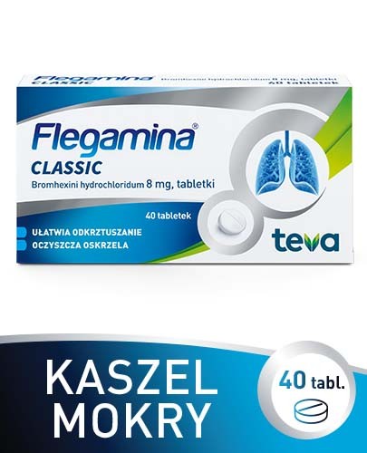 Flegamina 8 mg 40 tabletek