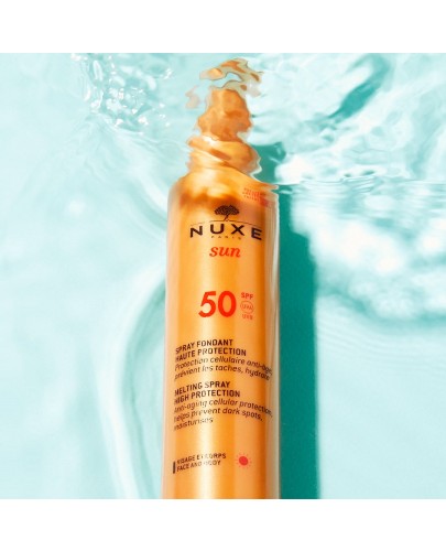 Nuxe Sun mleczko do opalania do twarzy i ciała 50 SPF wysoka ochrona 150 ml