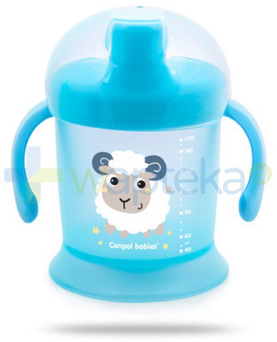 Canpol Babies Bunny & company kubek niekapek dla dzieci 9m+ 200 ml [31/300]