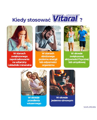 Vitaral zestaw witamin i minerałów 30 tabletek