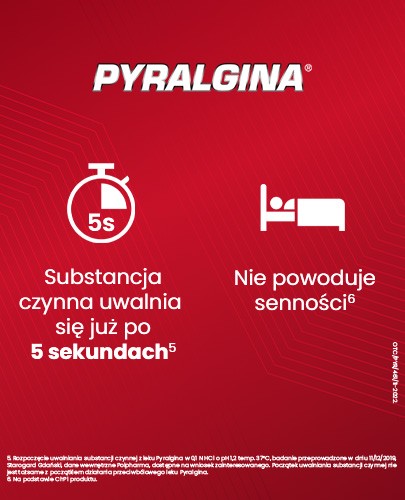 Pyralgina 500mg 6 tabletek