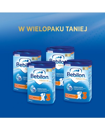 Bebilon 3 Pronutra Advance mleko modyfikowane powyżej 1 roku 800 g