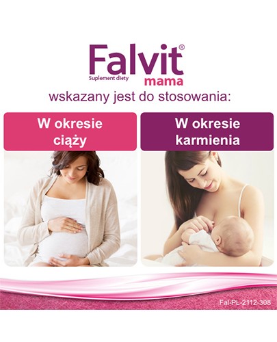 Falvit Mama witaminy dla kobiet w ciąży 30 tabletek