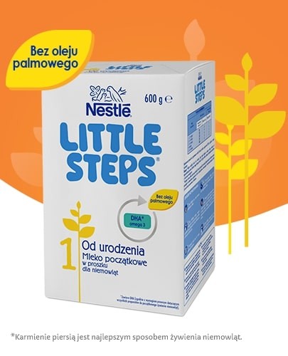 Nestle Little Steps 1 Mleko początkowe w proszku dla niemowląt 600 g