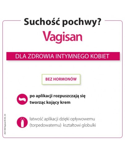 Vagisan Cremolum globulki nawilżające 16 sztuk