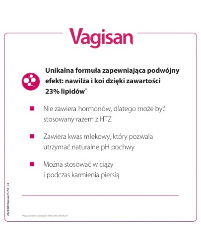 Vagisan Cremolum globulki nawilżające 16 sztuk