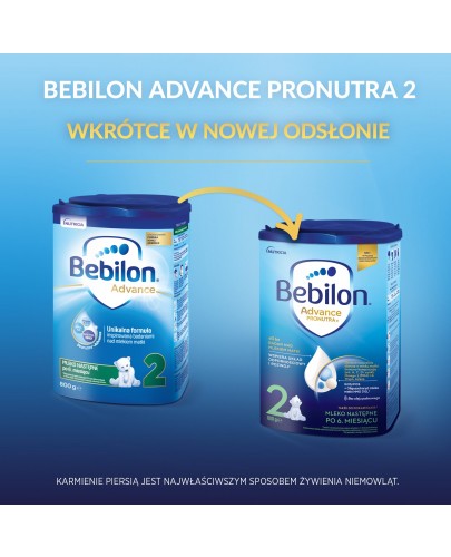 Bebilon 2 Pronutra Advance mleko modyfikowane po 6 miesiącu 800 g