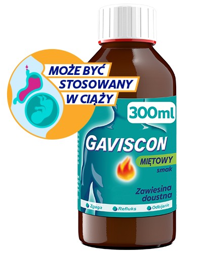 Gaviscon o smaku mięty 300 ml