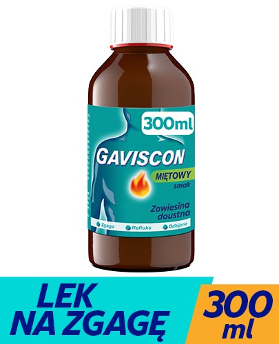 Gaviscon o smaku mięty 300 ml