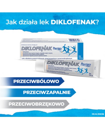 Diklofenak LGO 10 mg/g żel 100 g