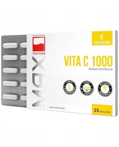 Colfarm Max Vita C 1000 15 kapsułek