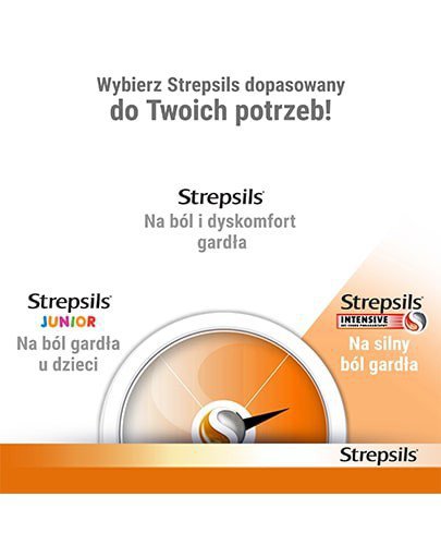 Strepsils Intensive bez cukru pomarańczowy 24 pastylek twardych