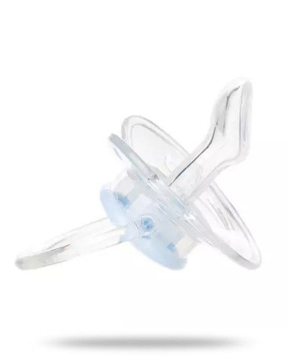 Canpol Babies Newborn Baby smoczek silikonowy anatomiczny 6-18m niebieski 1 sztuka [22/566_blu]
