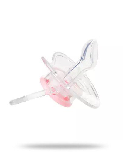 Canpol Babies Newborn Baby smoczek silikonowy anatomiczny 6-18m różowy 1 sztuka [22/566_pin]