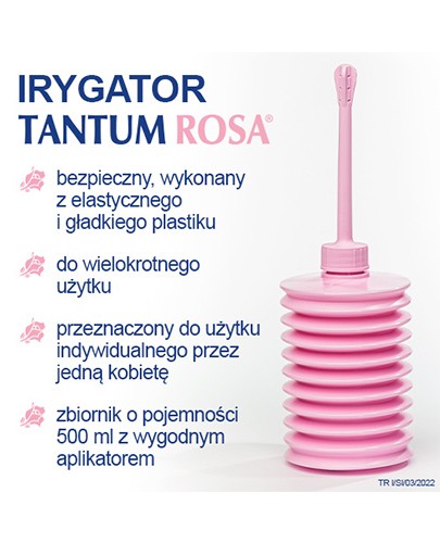 Tantum Rosa Irygator do higieny intymnej 500 ml