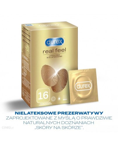 Durex RealFeel Ultra Smooth prezerwatywy 16 sztuk