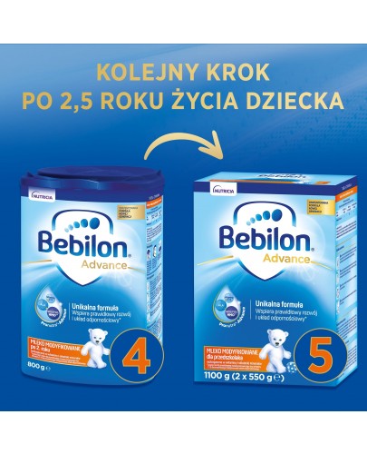 Bebilon 4 Advance Pronutra mleko modyfikowane powyżej 2 roku 800 g 