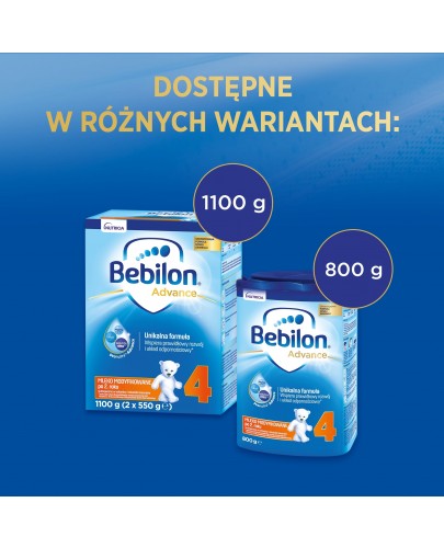 Bebilon 4 Advance Pronutra mleko modyfikowane powyżej 2 roku 800 g 