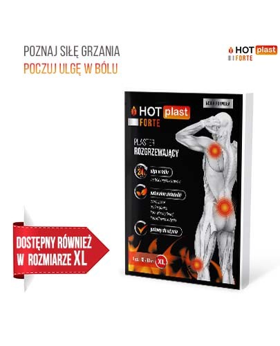 HOT plast plaster rozgrzewający 9 x 14 cm 1 sztuka