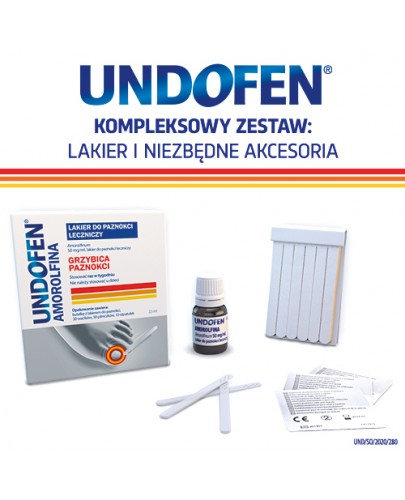 Undofen Amorolfina lakier leczniczy do paznokci 2,5 ml