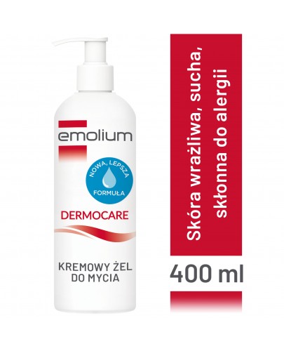 Emolium Dermocare kremowy żel do mycia od 1 miesiąca 400 ml [NOWA FORMUŁA]
