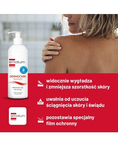 Emolium Dermocare kremowy żel do mycia od 1 miesiąca 400 ml [NOWA FORMUŁA]