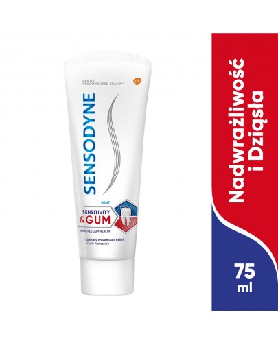 Sensodyne Nadwrażliwość & Dziąsła pasta do zębów 75 ml