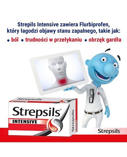 Strepsils Intensive 36 tabletek do ssania